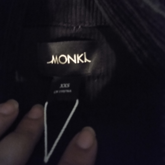 Women's Black Corduroy Jumper - Picture 2 of 2